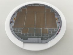 Sensor wafer as produced at MPG HLL